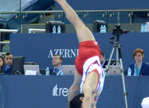 Bakıda idman gimnastikası üzrə Dünya Kuboku yarışlarının ilk günü start götürüb. Azərbaycan, 19 fevral, 2016